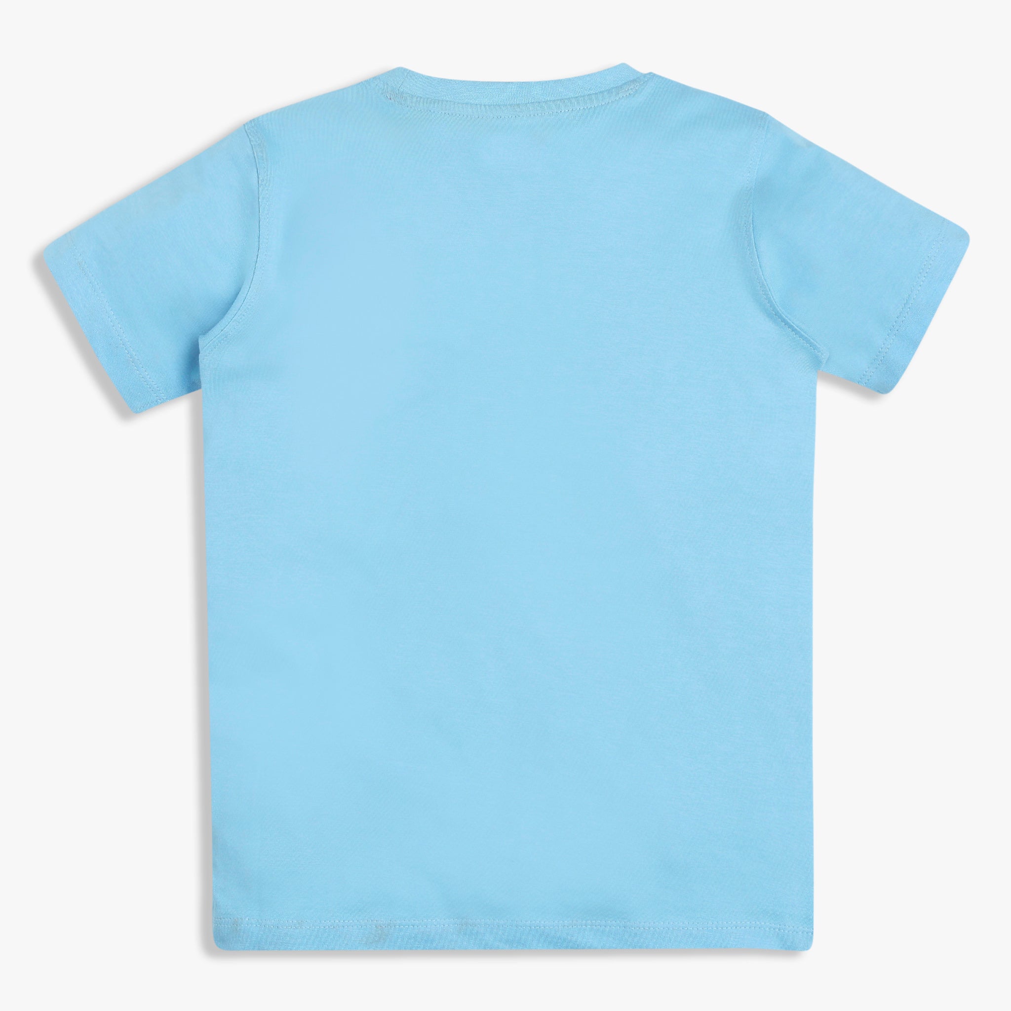 Boys Cotton Crew Neck Graphitee