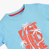 Boys Cotton Crew Neck Graphitee