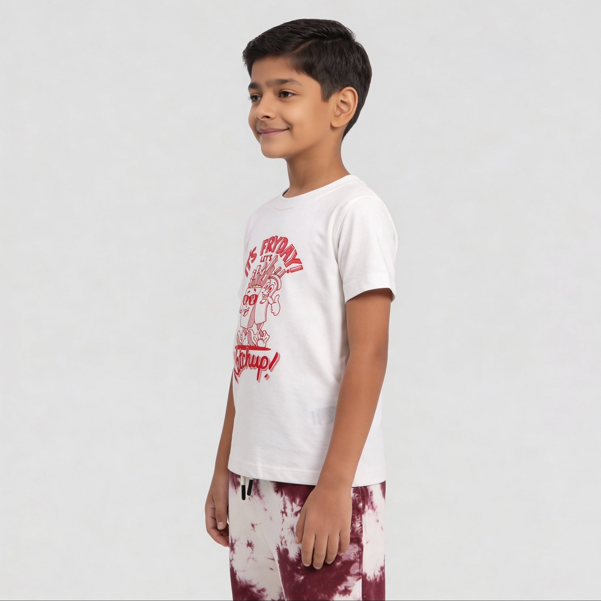 Boys Cotton Graphitee