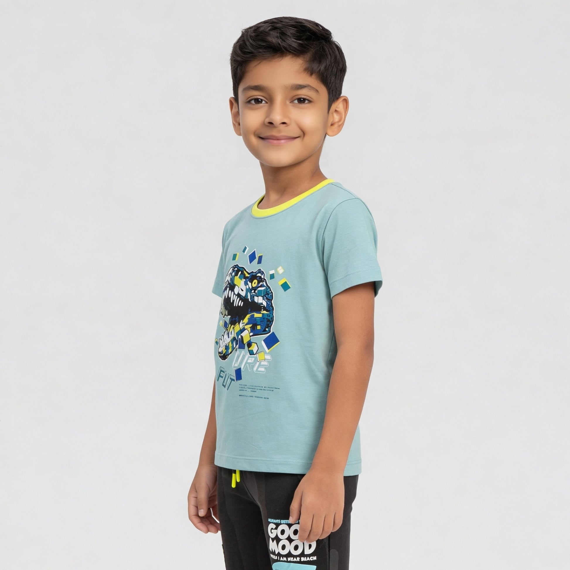 Boys Cotton Graphitee