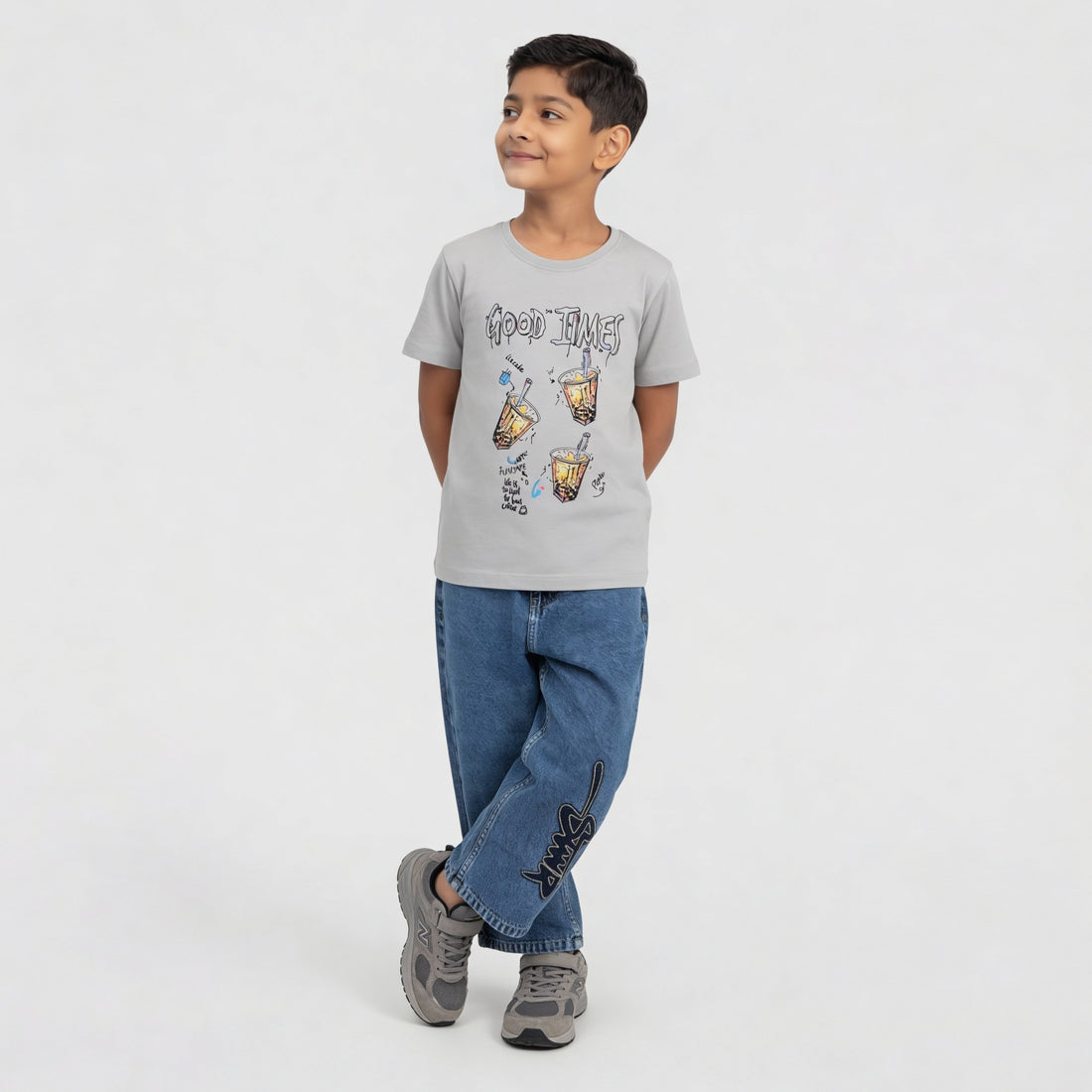 Boys Cotton Graphitee