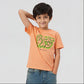 Boys Cotton Crew Neck Graphitee