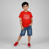 Boys Cotton Crew Neck Graphitee
