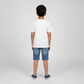 Boys Cotton Crew Neck Graphitee