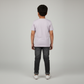 Boys Cotton Crew Neck Graphitee