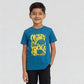 Boys Cotton Crew Neck Graphitee