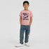 Boys Cotton Crew Neck Graphitee