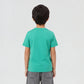 Boys Cotton Crew Neck Graphitee