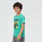 Boys Cotton Crew Neck Graphitee