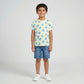 Boys Cotton Crew Neck Graphitee