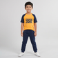 Boys Cotton Crew Neck Graphitee