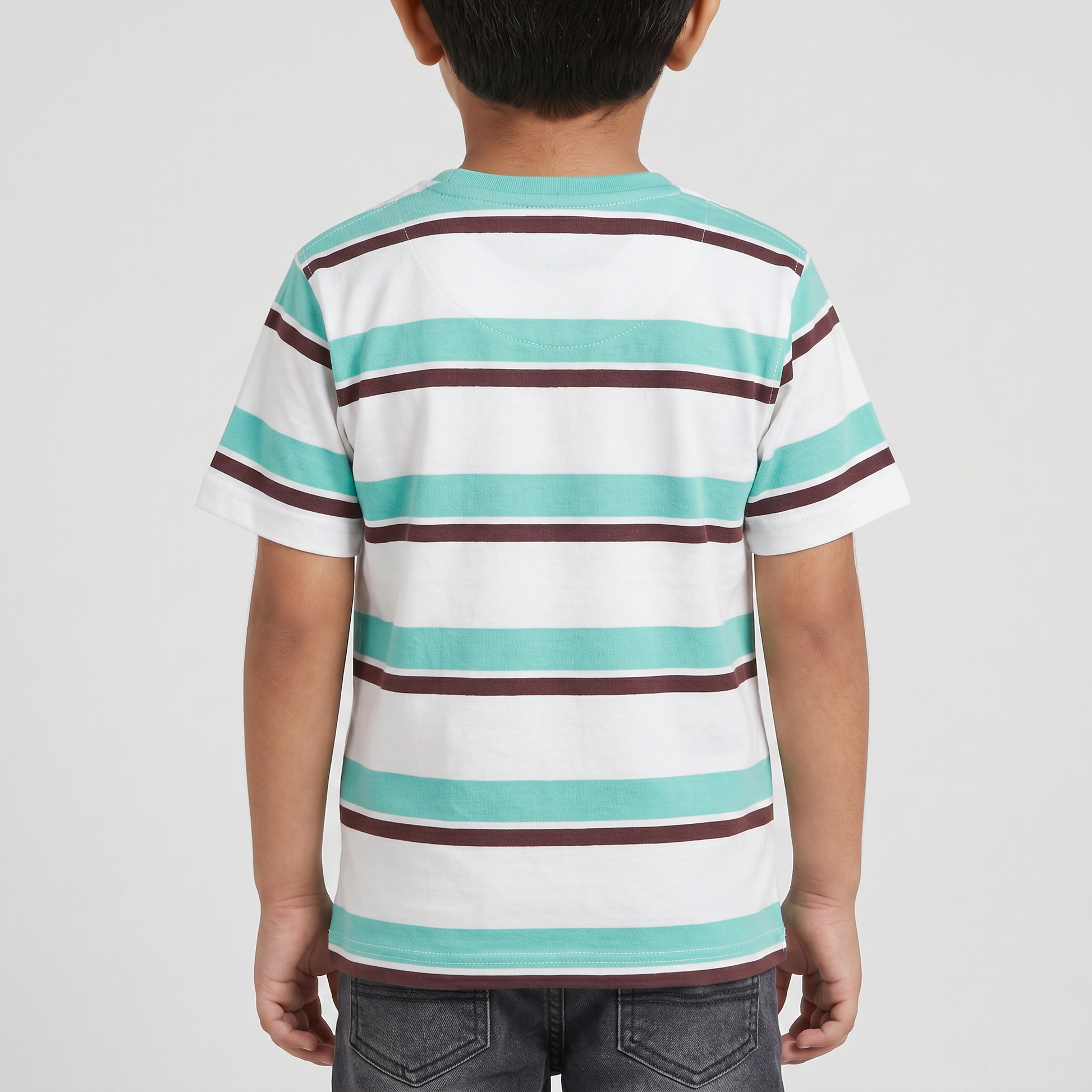 Boys Crew Neck Graphitee
