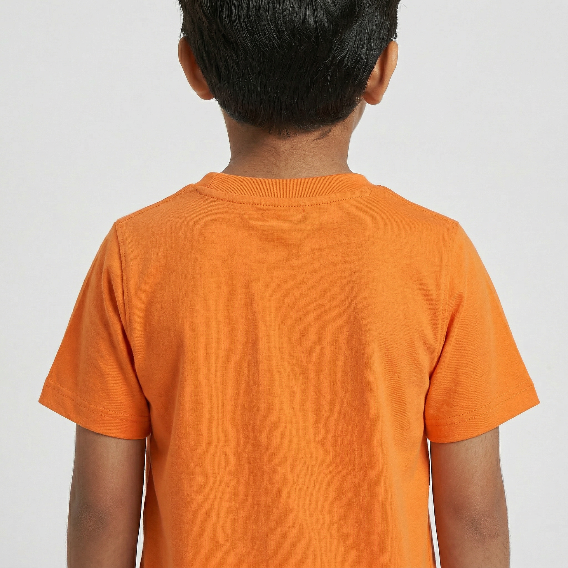 Boys Cotton Crew Neck Graphitee