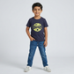 Boys Cotton Crew Neck Graphitee