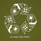Boys Cotton Crew Neck Graphitee