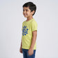 Boys Cotton Crew Neck Graphitee
