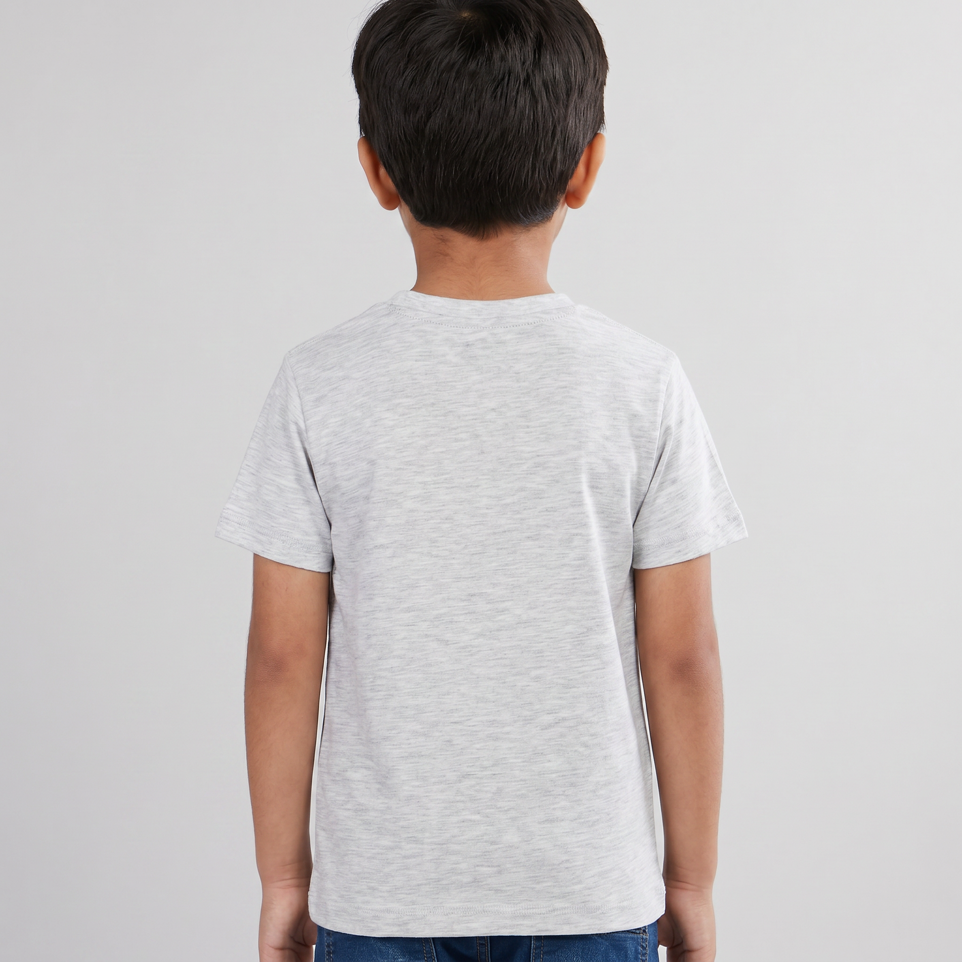 Boys Crew Neck Graphitee