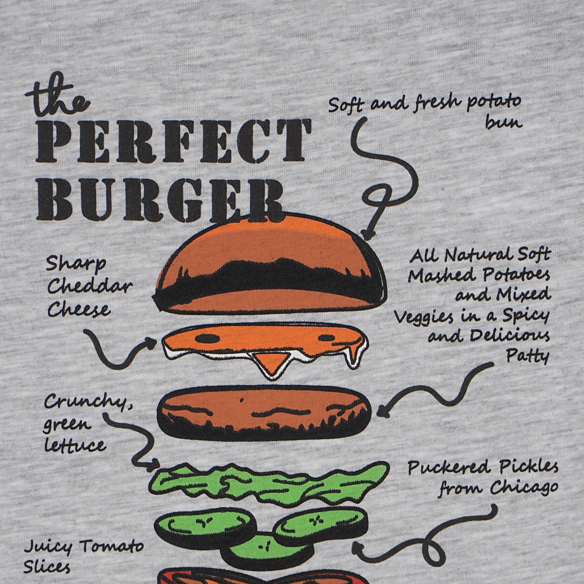 Boys Crew Neck Graphitee