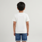 Boys Cotton Crew Neck Graphitee