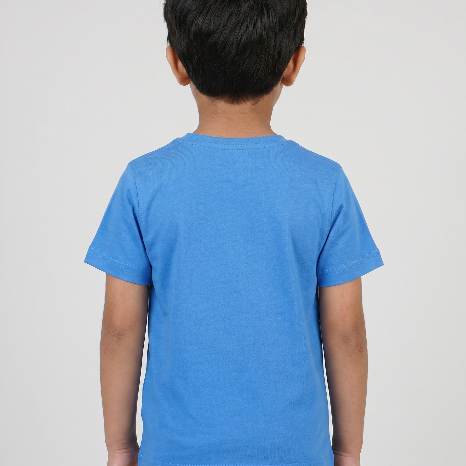 Boys Cotton Crew Neck Graphitee