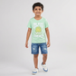 Boys Cotton Crew Neck Graphitee
