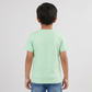 Boys Cotton Crew Neck Graphitee