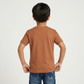 Boys Cotton Crew Neck Graphitee