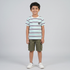 Boys Cotton Crew Neck Graphitee