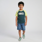Boys Cotton Crew Neck Graphitee