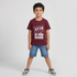 Boys Cotton Crew Neck Graphitee