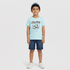 Boys Cotton Crew Neck Graphitee