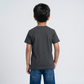 Boys Cotton Crew Neck Graphitee