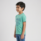 Boys Cotton Crew Neck Graphitee