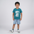 Boys Cotton Crew Neck Graphitee