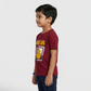 Boys Cotton Crew Neck Graphitee
