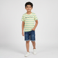 Boys Cotton Crew Neck Graphitee