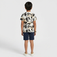 Boys Cotton Crew Neck Graphitee