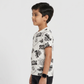 Boys Cotton Crew Neck Graphitee