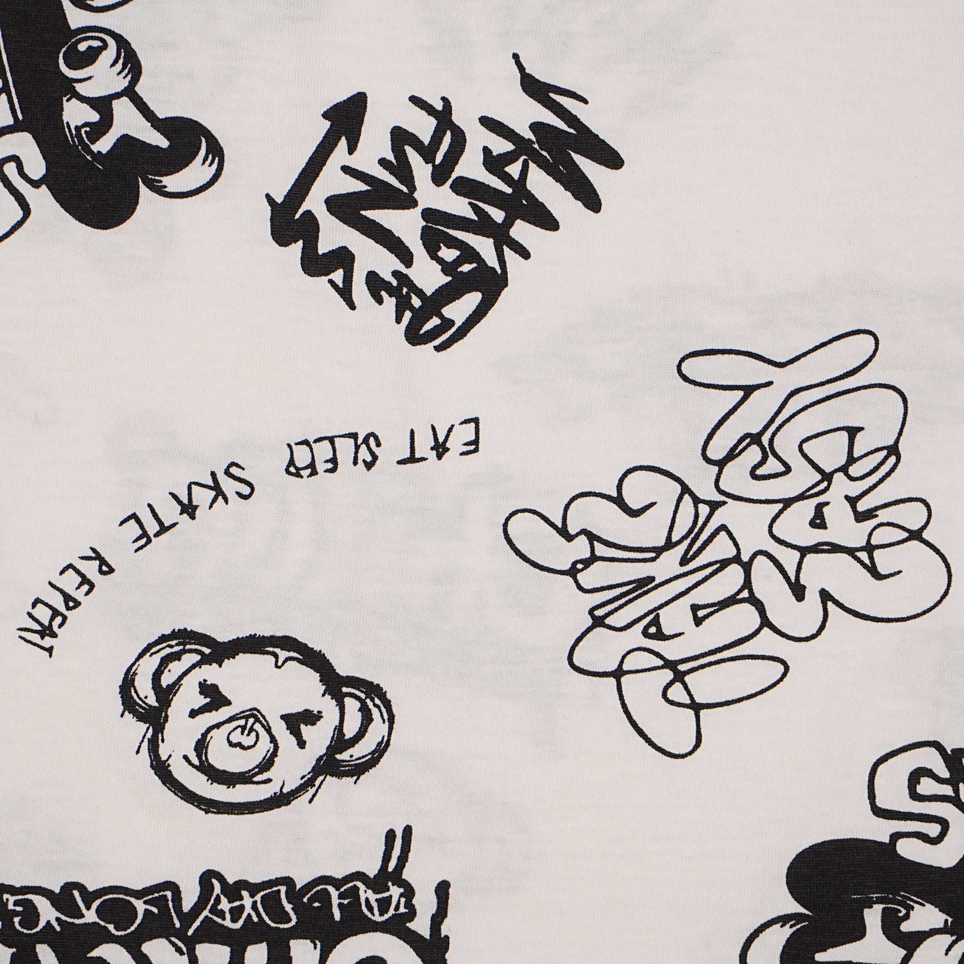 Boys Cotton Crew Neck Graphitee