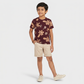 Boys Cotton Crew Neck Graphitee