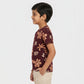 Boys Cotton Crew Neck Graphitee