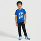 Boys Cotton Crew Neck Graphitee