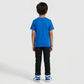 Boys Cotton Crew Neck Graphitee