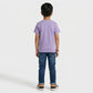 Boys Cotton Crew Neck Graphitee