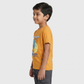 Boys Cotton Crew Neck Graphitee