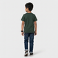 Boys Cotton Crew Neck Graphitee