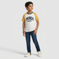 Boys Cotton Crew Neck Graphitee