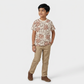 Boys Cotton Crew Neck Graphitee