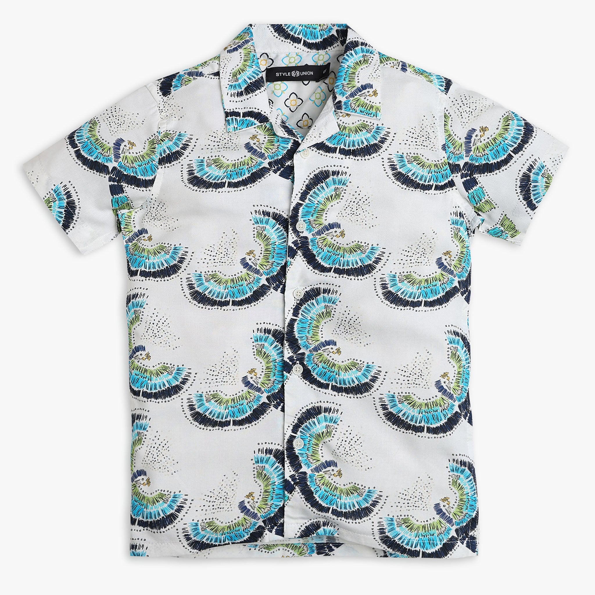 Boys Regular Fit Printed Shirt
