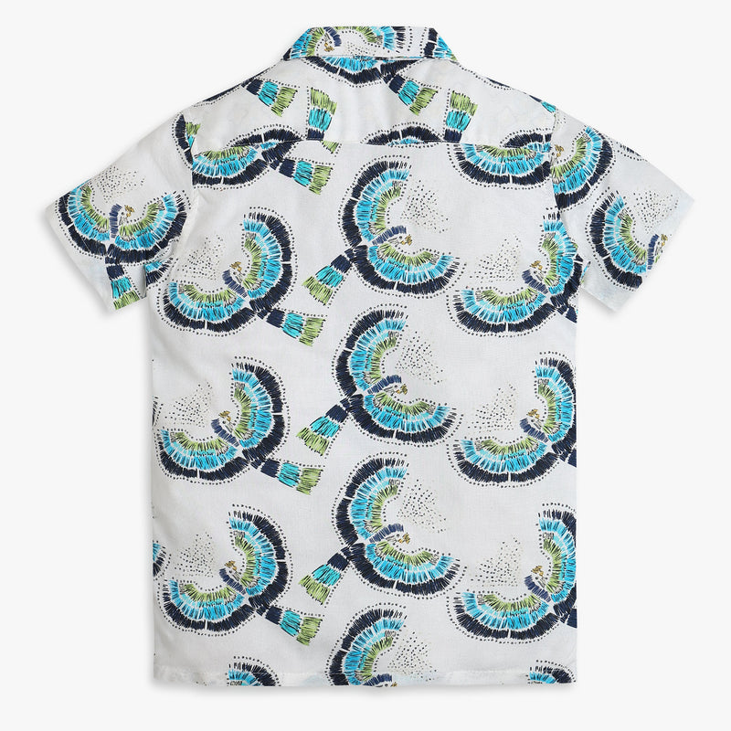 Boys Regular Fit Printed Shirt